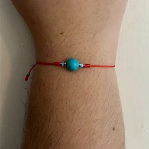 Alvaro Avila Bracelet w/ turquoise stone Red